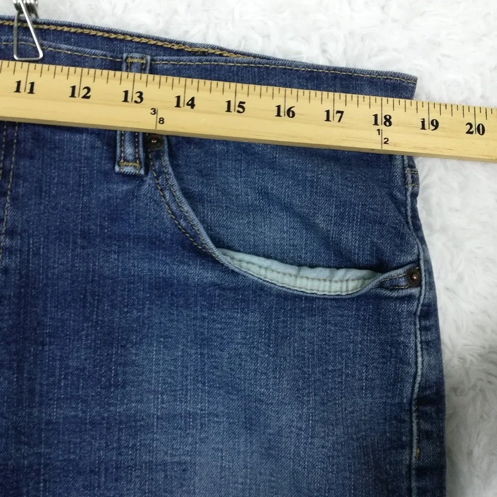 Levi's Mens Jeans 505 Straight Leg Regular Fit Blue Denim Medium‎ Wash 38x29
